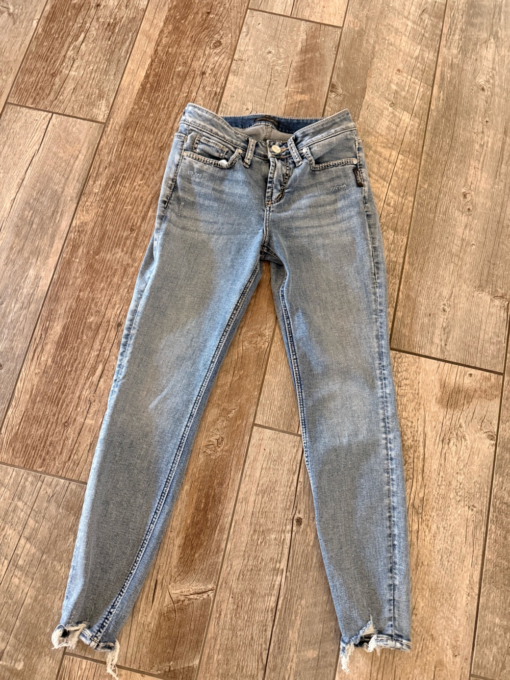 Silver Jeans Light Blue Skinny/straight women’s Jeans